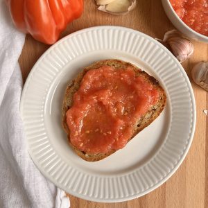 Pan con tomate - brood met tomaat