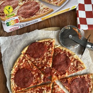 Dr. Oetker Ristorante pizza al salame vegano - Vegan Taste Test 55