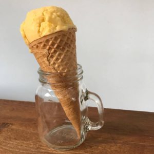 Mango sorbet ijs (3 ingrediënten!)