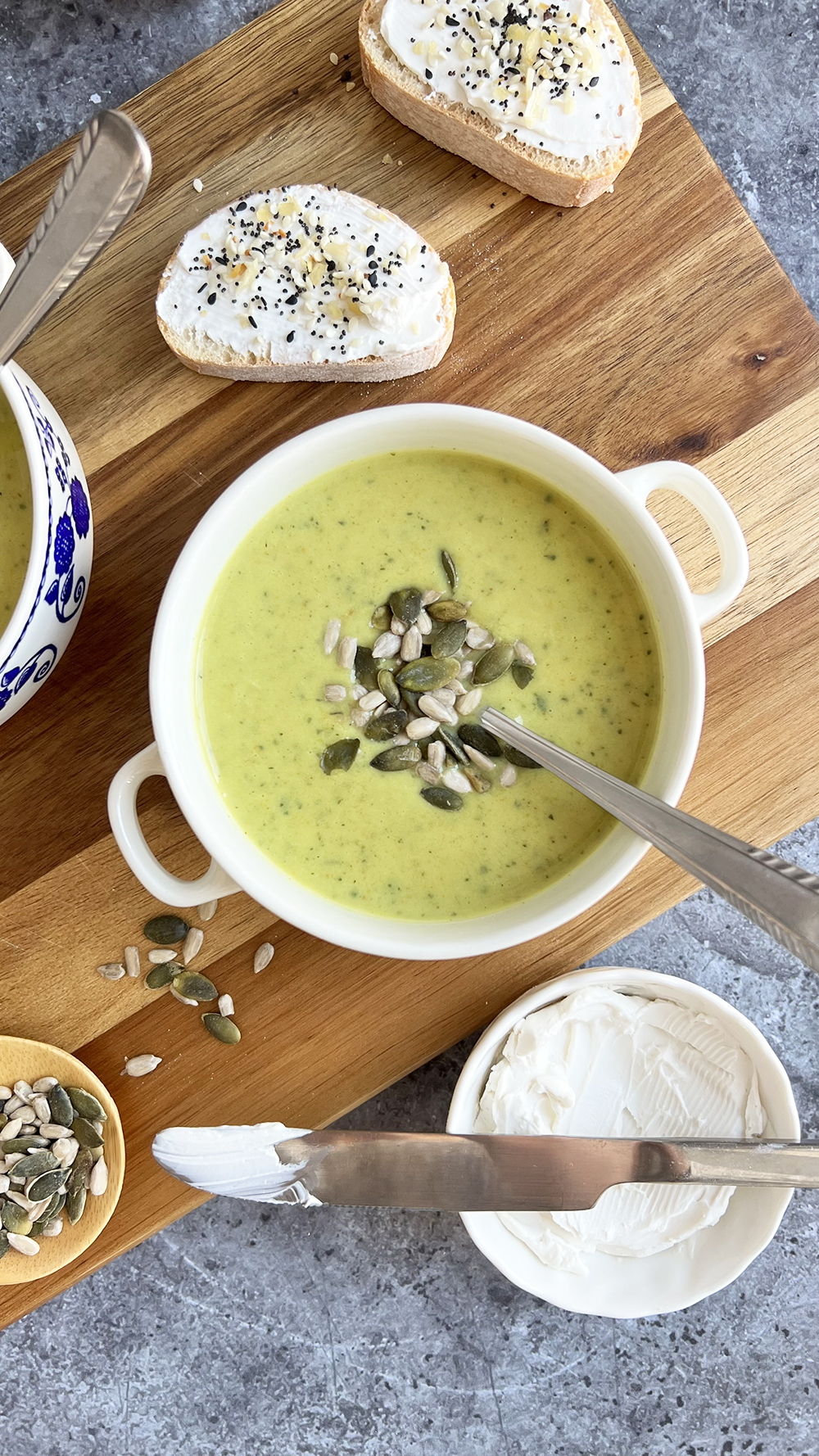veganistische soep met courgette en kerrie vegan plantaardig plantbased plant-based recept