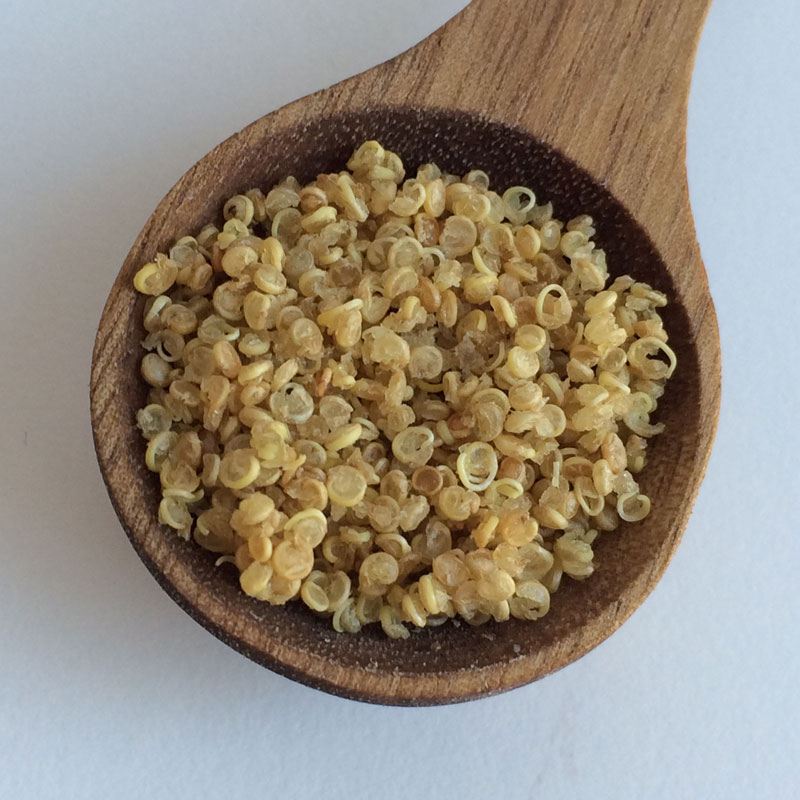 Crispy quinoa topping