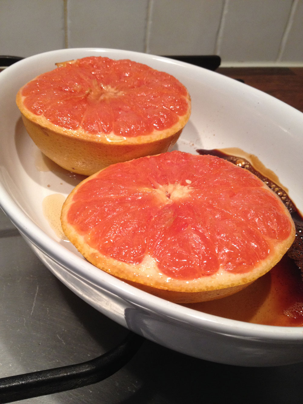 Grapefruit uit de oven