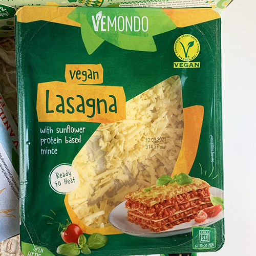 Wat eet je dan wel? - lidl-vegan-lasagne - Wat eet je dan wel?