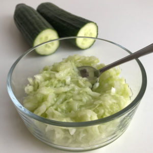 Ouderwetse komkommersalade