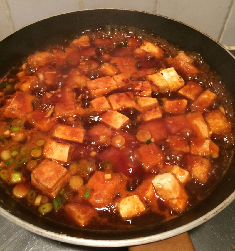 Spicy tofu