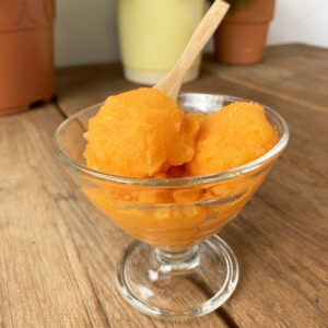 TikTok ontdekkingen #14: mandarijn sorbetijs