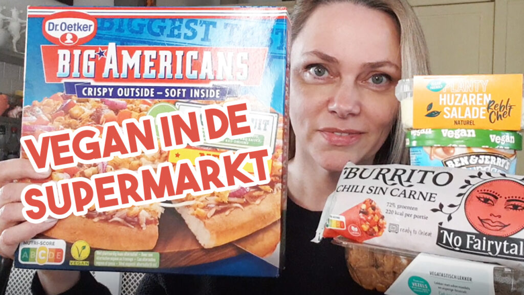 Wat Eet Je Dan Wel Video Vegan In De Supermarkt Met Oa Huzarensalade Bbq Pizza Leuk