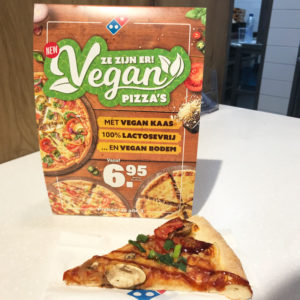 Vegan pizza's bij Domino's