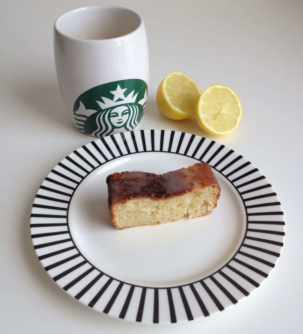Vegan versie van Starbucks lemon cake