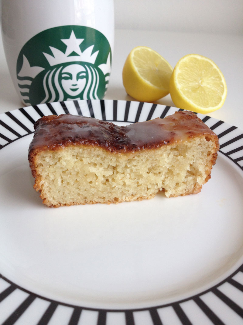 Vegan versie van Starbucks lemon cake